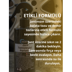 Jant Temizleyici Sprey - A Kalite Balata Tozu ve Demir Tozu Temizleme Spreyi 400Ml