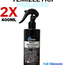 2 Adet Motor Temizleyici Sprey  Uyumlu Yağ Sökücü - Yüksek Etkili Parlatma Spreyi 400ml