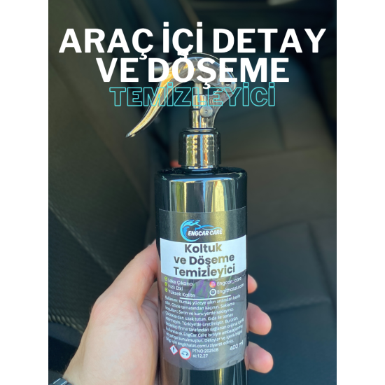Torpido Plastik Parlatıcı ve Döşeme Koltuk Temizleyici Set - Yüksek kalite 400ml 2X