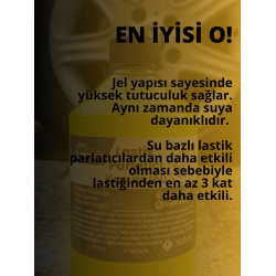 Lastik Parlatıcı Koruyucu Jel 500ml Yüksek Kalite - Uzun Kalıcılık - Su ve Toz Tutmaz