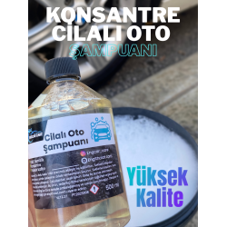 Cilalı Oto Şampuanı Konsantre Araç Şampuanı 500ml Yüksek Kalite Araba Yıkama Şampuanı