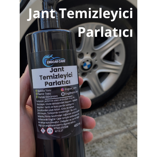 Jant Temizleyici Sprey - A Kalite Balata Tozu ve Demir Tozu Temizleme Spreyi 400Ml