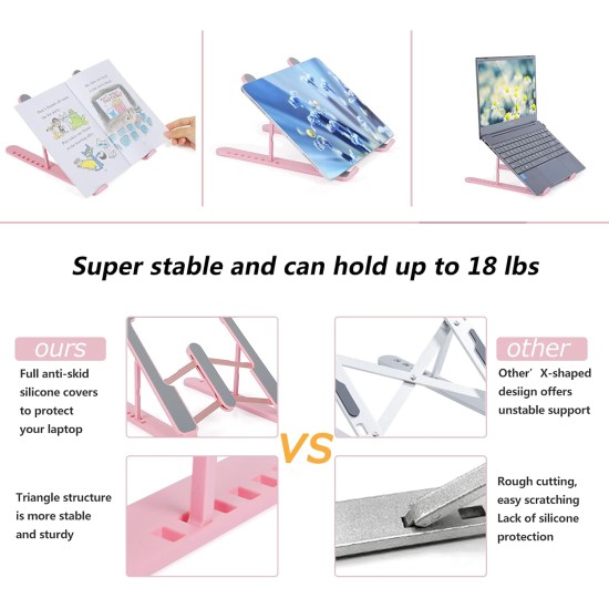 Ayarlanabilir Laptop Standı 7 Kademe Ayarlanabilir Laptop Standı 7 Kademe