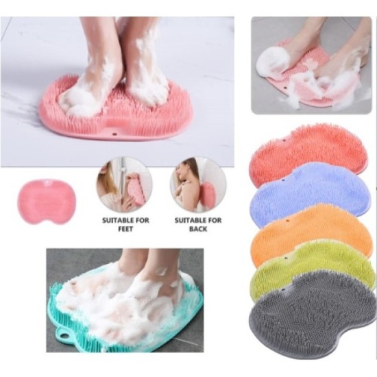 Vantuzlu Banyo Sırt Fırçası ve Masaj Matı Vantuzlu Banyo Sırt Fırçası ve Masaj Matı