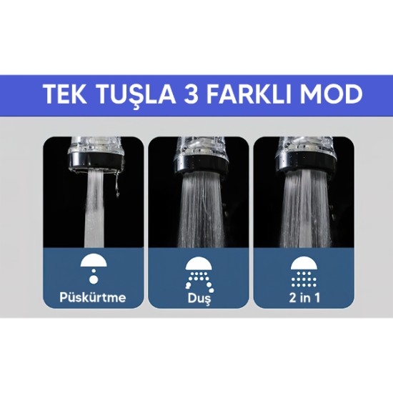 Çok Fonksiyonlu Musluk Başlığı Çok Fonksiyonlu Musluk Başlığı