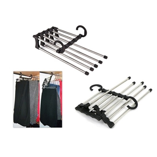 Hareketli Pantolon Askılığı 5 in 1 Hareketli Pantolon Askılığı 5 in 1