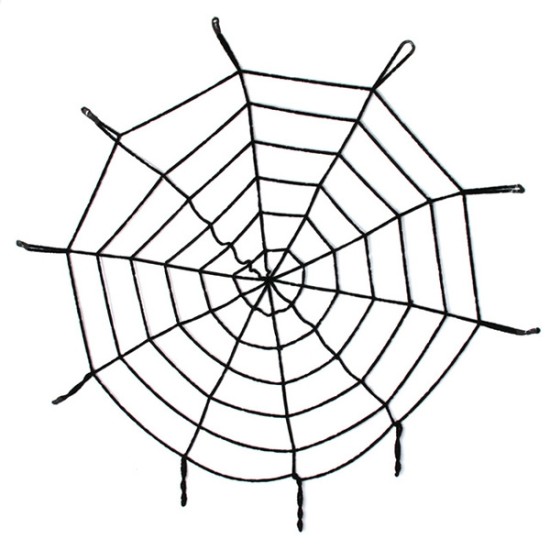 Halloween Cadılar Bayramı Örümcek Ağ Dekor Siyah Halloween Cadılar Bayramı Örümcek Ağ Dekor Siyah