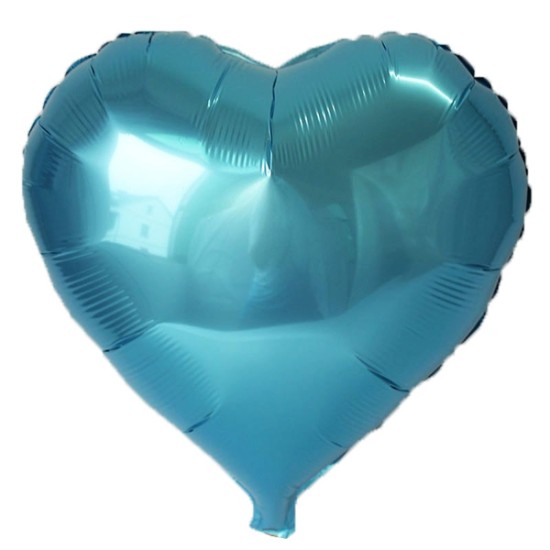 Açık Mavi Kalp Folyo Balon 45 Cm. Açık Mavi Kalp Folyo Balon 45 Cm.