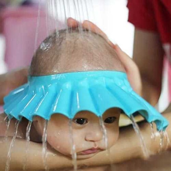 Bebek Banyo Şapkası Mavi Bebek Banyo Şapkası Mavi