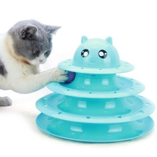 3 Katlı Kedi Oyuncağı Turntable Cat Toy 3 Katlı Kedi Oyuncağı Turntable Cat Toy