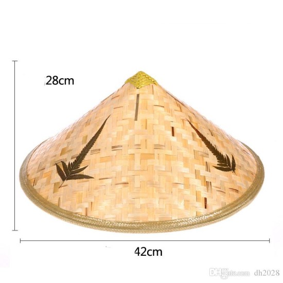 Naturel Renk Cambodia Kamboçyalı Vietnam Şapkası PVC Hasır Naturel Renk Cambodia Kamboçyalı Vietnam Şapkası PVC Hasır