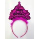 Happy Birthday Yazılı Neon Renk Taç 12 Adet Happy Birthday Yazılı Neon Renk Taç 12 Adet
