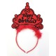 Happy Birthday Yazılı Neon Renk Taç 12 Adet Happy Birthday Yazılı Neon Renk Taç 12 Adet