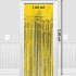 Arka Fon Perde Metalize Gold