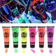 Neonlu Glow Parti Yüz Boyası 6 Renk 6 Adet Neonlu Glow Parti Yüz Boyası 6 Renk 6 Adet
