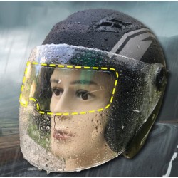 Motosiklet Kaskı Yağmur Kaydırıcı