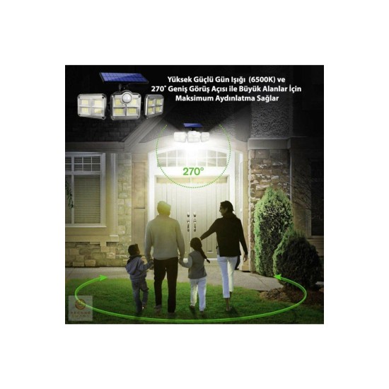 Uzaktan Kumandalı 122 Led Sensörlü Bahçe Lambası Uzaktan Kumandalı 122 Led Sensörlü Bahçe Lambası