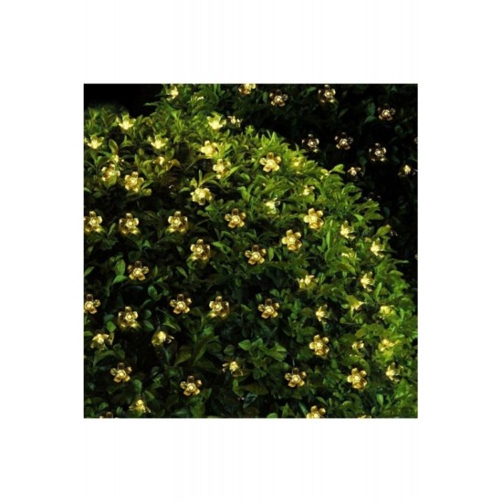 Solar Çiçekli Dekoratif 30 Led Bahçe Lambası Solar Çiçekli Dekoratif 30 Led Bahçe Lambası