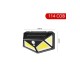 Hareket Sensörlü Bahçe Lambası 114 Led 3 Mod Hareket Sensörlü Bahçe Lambası 114 Led 3 Mod