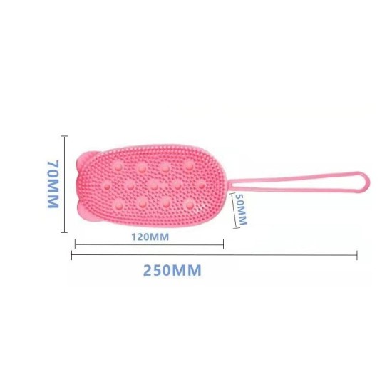 Süngerli Silikon Banyo Kesesi Süngerli Silikon Banyo Kesesi