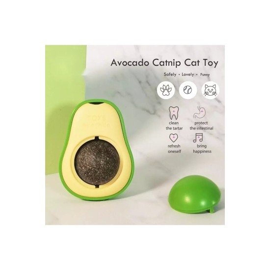 Avokado Tasarımlı Kedi Yalama Topu Avokado Tasarımlı Kedi Yalama Topu