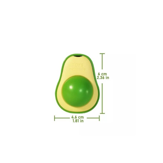 Avokado Tasarımlı Kedi Yalama Topu Avokado Tasarımlı Kedi Yalama Topu