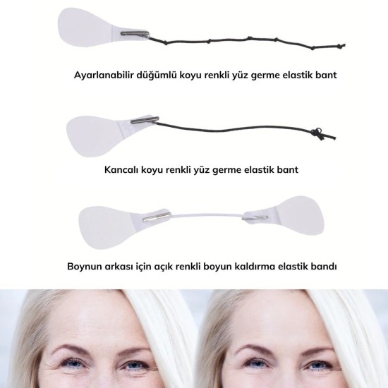 Yüz Kaş Ve Boyun Gerdirme Bant Seti Yüz Kaş Ve Boyun Gerdirme Bant Seti