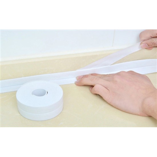 BEYAZ Su Sızdırmaz Lavabo Kenar Bandı (KUTUSUZ)(3.2m) BEYAZ Su Sızdırmaz Lavabo Kenar Bandı (KUTUSUZ)(3.2m)