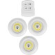 Uzaktan Kumandalı Yapışkanlı 3'lü Led Spot Lamba Uzaktan Kumandalı Yapışkanlı 3'lü Led Spot Lamba