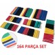 Kablo Koruyucu Makaron Seti 164 Parça Kablo Koruyucu Makaron Seti 164 Parça