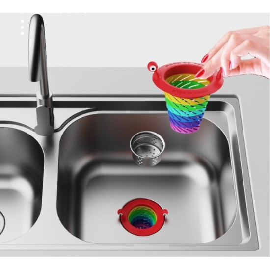 Renkli 6 Kademeli Lavabo Süzgeci Renkli 6 Kademeli Lavabo Süzgeci