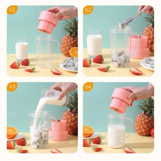 Taşınabilir Pipetli Bardak Blender Taşınabilir Pipetli Bardak Blender
