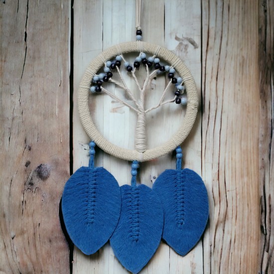 Rüya Kovan Hayat Ağacı Dream Catcher Mavi Rüya Kovan Hayat Ağacı Dream Catcher Mavi