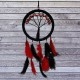 Siyah Kırmızı Hayat Ağacı Dream Catcher Siyah Kırmızı Hayat Ağacı Dream Catcher