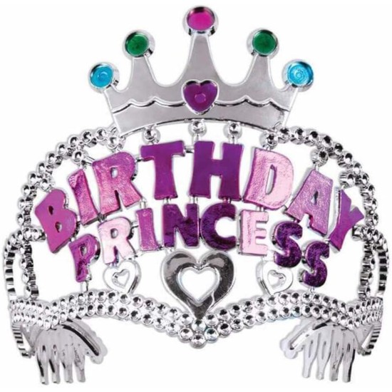 Birthday Prenses Yazılı Çocuk Parti Tacı Birthday Prenses Yazılı Çocuk Parti Tacı