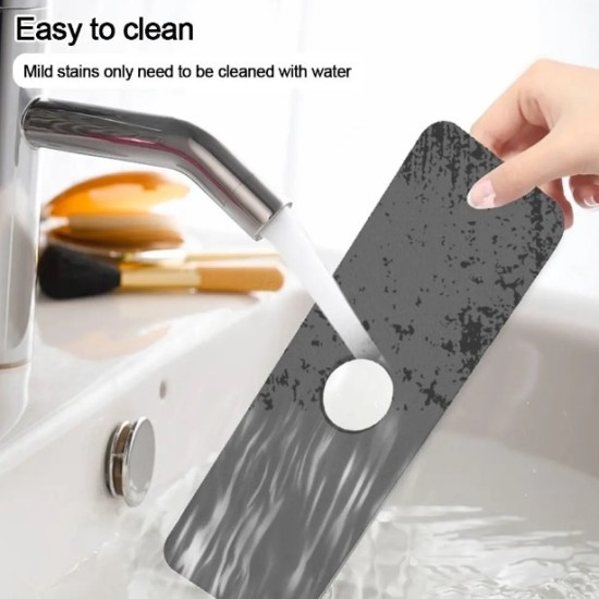 Su Emici Sihirli Lavabo Kenar Matı Su Emici Sihirli Lavabo Kenar Matı