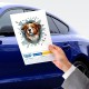 Fulcar Australian Shepherd Araç Stickerı Fulcar Australian Shepherd Araç Stickerı