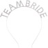 Gümüş Kaplama Kristal Taşlı Team Bride Taç