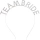 Gümüş Kaplama Kristal Taşlı Team Bride Taç Gümüş Kaplama Kristal Taşlı Team Bride Taç