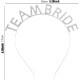 Gümüş Kaplama Kristal Taşlı Team Bride Taç Gümüş Kaplama Kristal Taşlı Team Bride Taç
