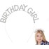 Gümüş Kristal Taşlı Birthday Girl Tacı