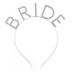 Bekarlığa Veda Kristal Taşlı Gümüş Bride Tacı Bekarlığa Veda Kristal Taşlı Gümüş Bride Tacı