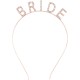 Rose Gold Bekarlığa Veda Kristal Taş Bride Tacı Rose Gold Bekarlığa Veda Kristal Taş Bride Tacı