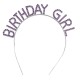 Mor Renk Kristal Taşlı Parlak Birthday Girl Yazılı Taç Mor Renk Kristal Taşlı Parlak Birthday Girl Yazılı Taç
