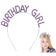 Mor Renk Kristal Taşlı Parlak Birthday Girl Yazılı Taç Mor Renk Kristal Taşlı Parlak Birthday Girl Yazılı Taç