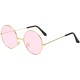 Yuvarlak Cam John Lennon Tarzı Gold Pembe Gözlük Yuvarlak Cam John Lennon Tarzı Gold Pembe Gözlük