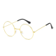 John Lennon Tarzı Gold Çerçeveli Şeffaf Gözlük John Lennon Tarzı Gold Çerçeveli Şeffaf Gözlük
