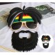 Rasta Peruklu Bob Marley Parti Gözlüğü Rasta Peruklu Bob Marley Parti Gözlüğü