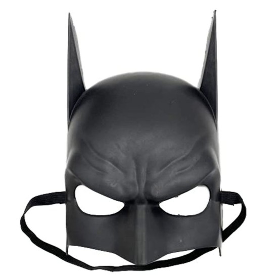Siyah Çocuk Batman Maskesi Lastikli Siyah Çocuk Batman Maskesi Lastikli