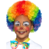 Rengarenk Kıvırcık Afro Peruk Bonus Saç